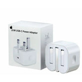 25W Iphone Usb-C Pd Power Adapter Charger 3 Pin (Uk Pin)