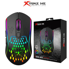 XTRITKE ME GW-611 (7 Buttons) RGB Wireless Gaming Mouse