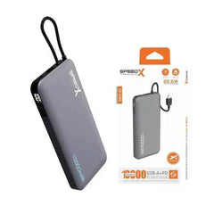 SPEEDX SP-S185 22.5W 10000MAH SUPER FAST CHARGING POWER BANK