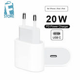 IPHONE USB-C PD 20W POWER ADAPTER CHARGER 2 PIN (EU PIN)