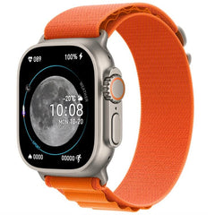 JS9 ULTRA MAX 2.12 Inch Amoled Screen Smart Watch Ultra 49mm Men Series 8 Nfc Wireless Charging Sports Watch WITH Wearfifit Pro APP (Orange)