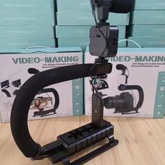 AY-49U U SHAPED VIDEO MAKING HANDHELD STABILIZER KIT