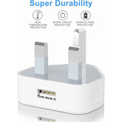 Iphone Usb 5W Power Adaptor UK Pin