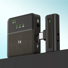 SX8 TYPE-C SINGLE PROFESSIONAL LAVALIER WIRELESS MICROPHONE FOR INTERVIEW, VLOG, LIVE MIC NOISE REDUCTION