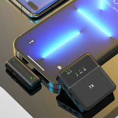 SX8 TYPE-C SINGLE PROFESSIONAL LAVALIER WIRELESS MICROPHONE FOR INTERVIEW, VLOG, LIVE MIC NOISE REDUCTION