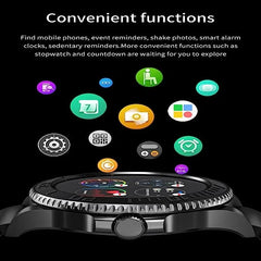RLX JS9 Sport Smart Watch Bracelet Heart Rate Blood Oxygen Bluetooth Call Message Reminder Full Function Nfc WITH Wearfit Pro APP