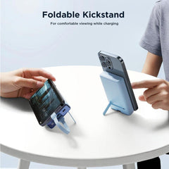 JOYROOM JR-PBM01 20W Wireless Power Bank 10000mAh with Built-in Cable&Kickstand Black