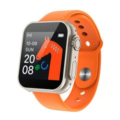 D20 ULTRA SMART WATCH HEART RATE BLOOD PRESSURE OXYGEN RELOJ INTELLIGENT SMART BRACELET WITH FITPRO APP ORANGE