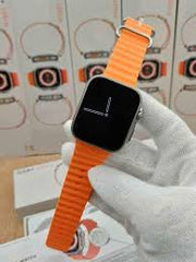 JSS-200 ULTRA2 5 STRAPS + 1 SILICONE CASE2.0 INCH BT CALL SMART WATCH WITH MAGNETIC CHARGER HRYFINE APP GOLD