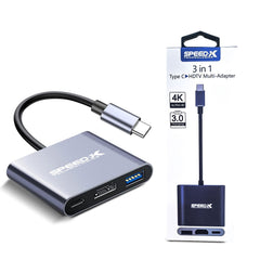 SPEED-X Type C 3.1 to OTG+HDMI+USB3.0