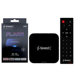 SPEEDX FLARE A10 QUAD-CORE ARM CORTEX A53 Android 10.0 4K SMART TV BOX 2GB+16GB