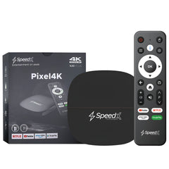 SPEEDX PIXEL4K X20 PLUS ALLWINNER H313 ANDROID 10.0V 4K SMART TV BOX 2GB+16GB Air Mouse With Voice Control