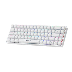 XTRIKE ME GK-994W WIRELESS 2.4G RGB BT GAMING KEYBOARD WHITE