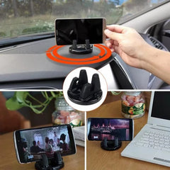 360° Rotating Phone Holder – Adjustable Mobile Stand for Car, Desk & Home