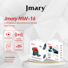 JMARY MW-16 2.4GHZ WIRELESS MICROPHONE FOR MOBILE AND CAMERA