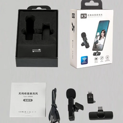 K9 Collar Wireless Microphone iPhone/Android & Type C Supported Wireless Microphone