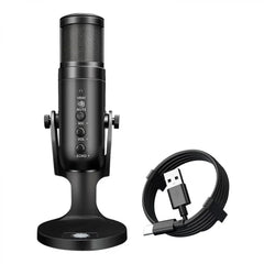 Jmary Mc-pw9 Rgb Professional Usb Microphone For Podcasting With Noise Reduction
