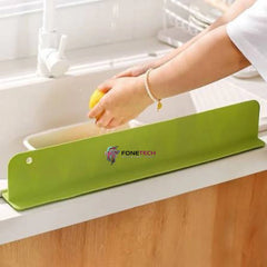 Portable Sink Splash Guard – Silicone Water Retaining Board for Kitchen & Bathroom