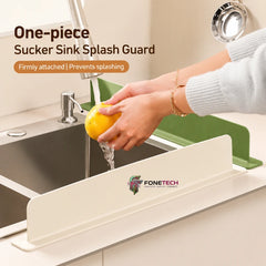 Portable Sink Splash Guard – Silicone Water Retaining Board for Kitchen & Bathroom