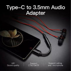 USB TYPE-C to 3.5 mm Headphone Jack Adapter