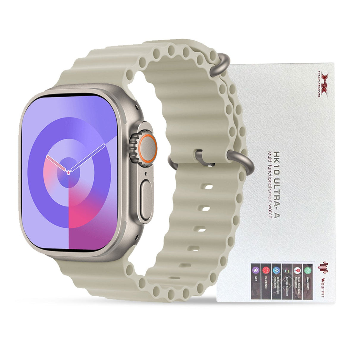 HK10 ULTRA-A SMARTWATCH 2.02 INCHES LARGE SCREEN WITH WEARFIT PRO APP ...