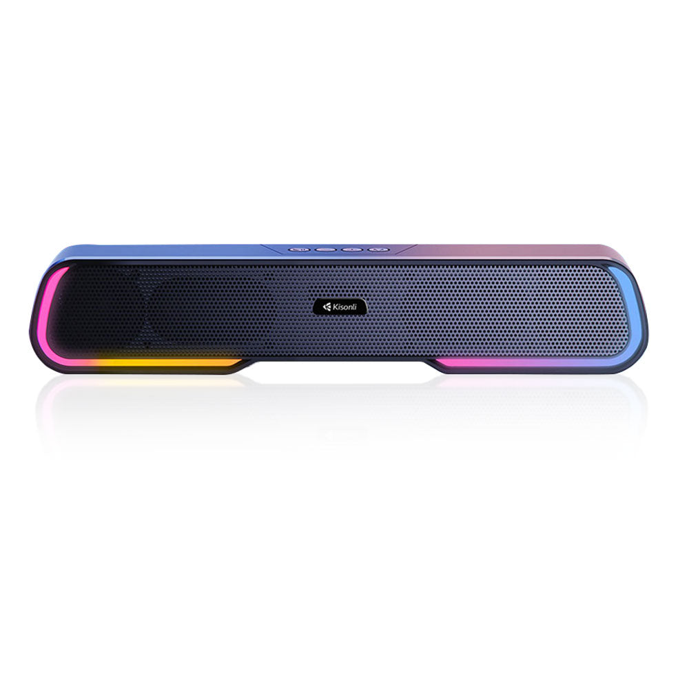KISONLI LED-913 SOUND BAR BLUETOOTH GAMING COLORFUL LIGHT SPEAKER WITH RGB LIGHT