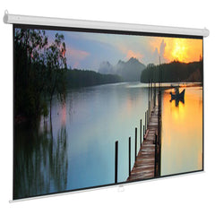 Projector Screen 150 inch Manual 8x10 Feet 4:3MW Speed-X