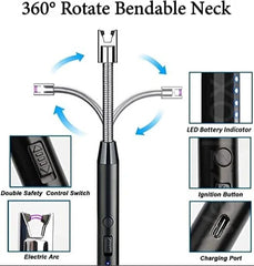 Rechargeable USB Arc Lighter – Windproof Flameless Electric Lighter